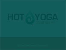 Tablet Screenshot of hotyogaqueensbury.com